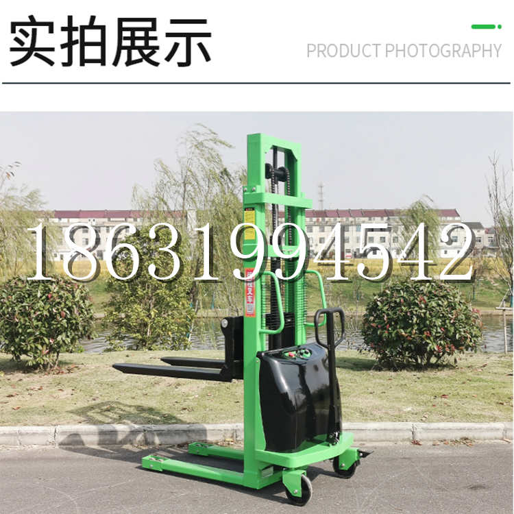 佛山市电动叉车堆高车液压铲车电瓶1吨2吨站驾步行式小型全自动叉车